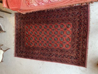 null RUG Orient red background (210 x 140 cm).