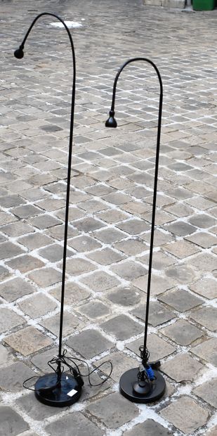 TWO modern articulated LAMPS (IKEA).