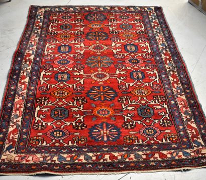 TWO modern oriental rugs.