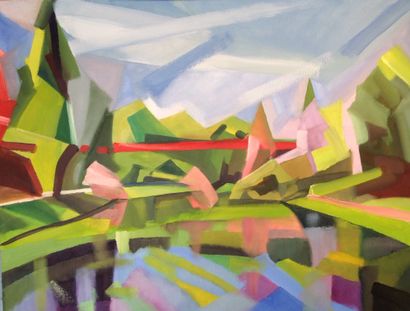 null Andrew SIMPKIN (born 1967)

Buttes Chaumont, Bridge, 2016

Oil on cardboard.

Height...