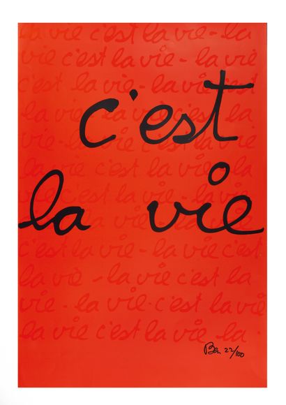 null BEN (né en 1935)

C'est la vie, 1998

Sérigraphie signée en bas à droite. Justifiée...