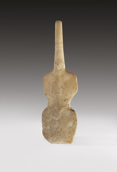 null 
Stylized anthropomorphic idol in the form of a violin related to the Pelos...