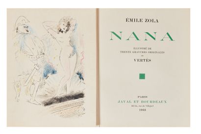 ZOLA (Emile): Nana. Paris, Javal et Bourdeaux,...