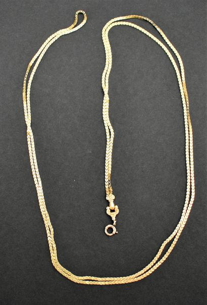 null GOLD WATCH CHAIN (Length. 66 cm). Weight 13,7 g

Lot delivered to the Study...