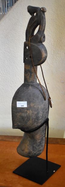 African stringed instrument in patinated...
