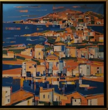 Jacques BRENNER (1936-2001) : Pylos. Toile...