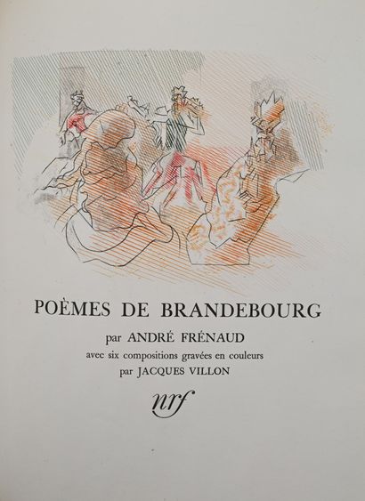null FRÉNAUD (A.). Poems from Brandenburg. With six coloured engraved compositions...