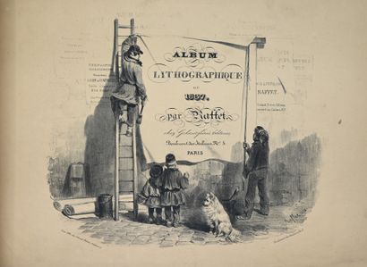 null RAFFET (A.). Album lithographique de 1837. P., Gihaut, 1837. Gr. in-4 oblong,...