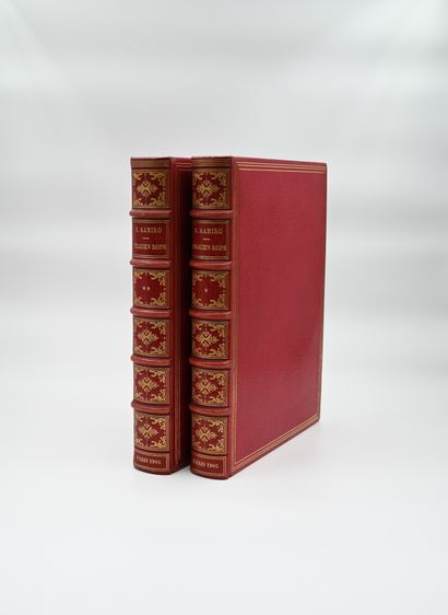 null RAMIRO (E.). Félicien Rops. P., Pellet, Floury, 1905. In-4 bound in 2 vols....
