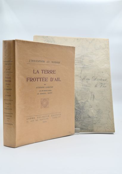 null COQUIOT (G.). La Terre frottée d'Ail. With 101 unpublished drawings by Raoul...