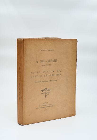 REDON (O.). To Myself. Diary (1867-1915)....