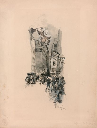 null PARIS VIVANT. Le Journal; by Clovis Hugues - Le Théâtre; by Fr. Sarcey. P.,...