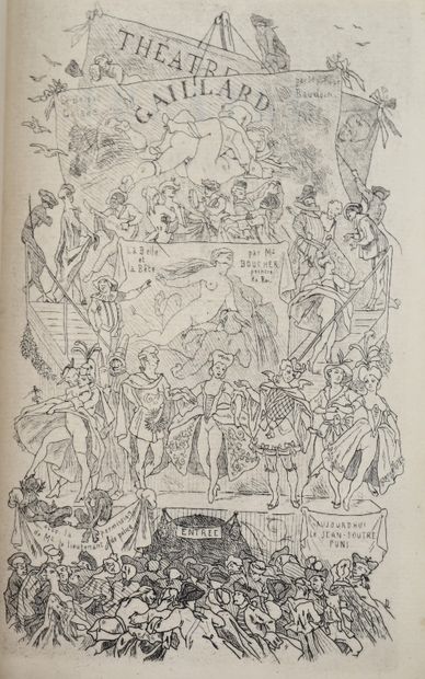 null 
THÉÂTRE Gaillard (Le) revu et augmenté. S. l., 1776-1865 (1866). 2 vol. in-12,...