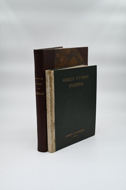  DURET (T.). History of Whistler and his work. P., Floury, 1904. In-4, half brown...