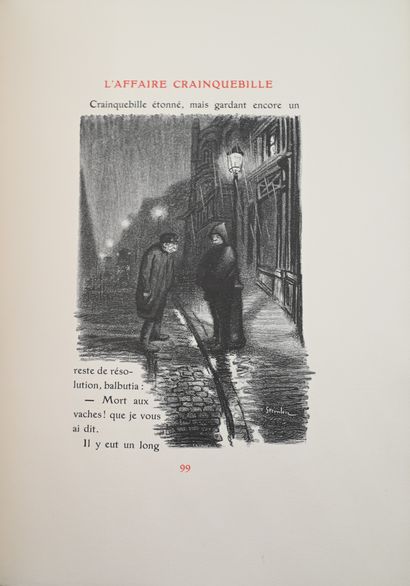 null FRANCE (A.). The Crainquebille Affair. P., Pelletan, 1901. Gr. in-8, br. cover...