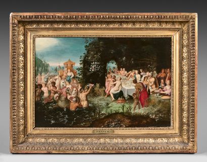 null 
Adrien Van STALBEMT (1580-1662)




The Feast on Olympus




Oak panel with...
