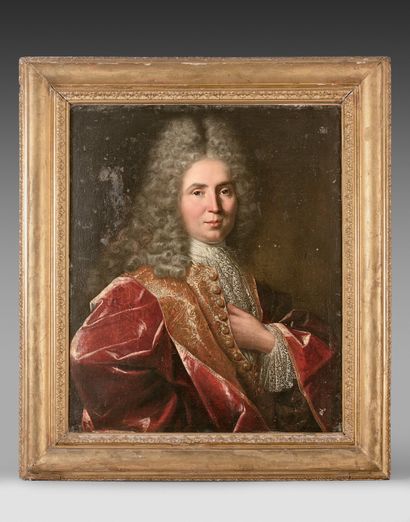 null École française vers 1700

Portrait d’un homme en habit de velours

Toile.

Haut....