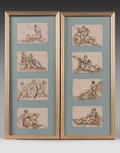 null Philippe-Louis PARIZEAU (1740-1801)

Study of figures

Eight drawings in black...