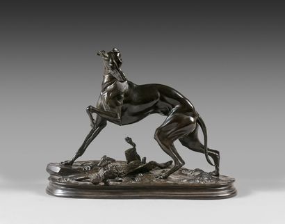 Jules MOIGNEZ (1825-1894)

Greyhound with...