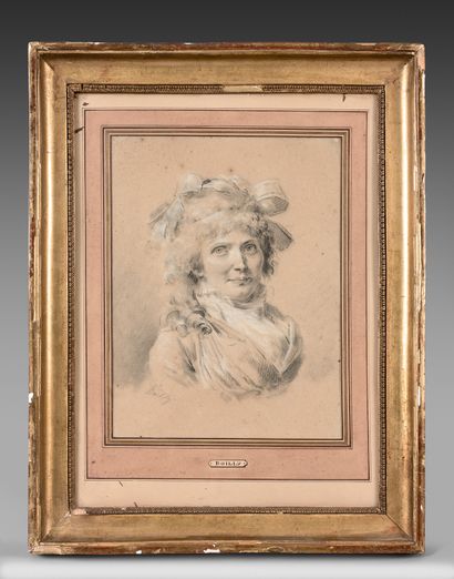null Louis-Léopold BOILLY (1761-1845)

Portrait de Renée Angélique Poutrel (1750-1820)

Fusain,...