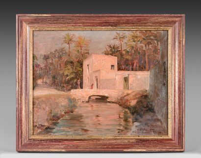 null François ALAUX (1878-1952)

The Palmeraie of Elche

Canvas signed lower right,...