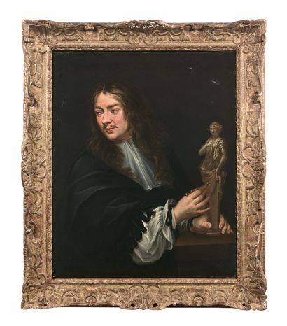 null École française vers 1660

Portrait d’un sculpteur tenant un modèle de terme

Toile.

Cadre...