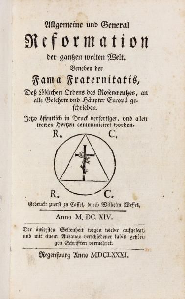 ANDREAE (Johann Valentin) Allgemeine und General Reformation, der ganzen weiten Welt....
