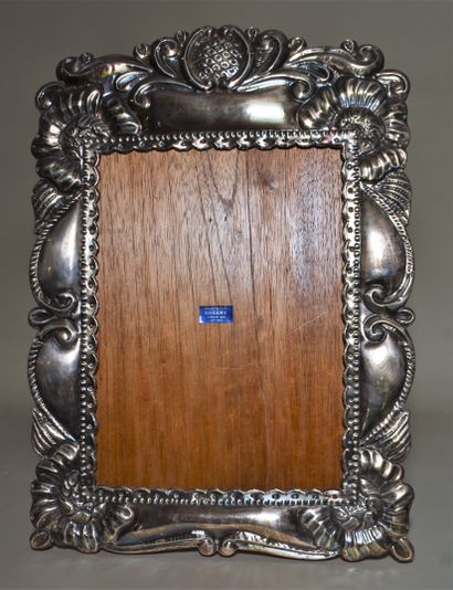 null Silver frame (925/000), wood frame. Lima, Peru. Height 47 - Width 34 cm