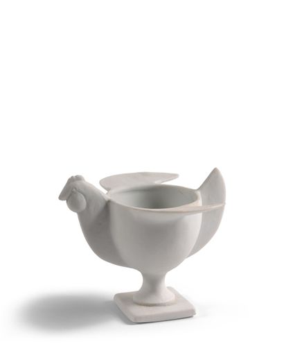 LALANNE François-Xavier LALANNE (1927-2008)

Egg cup hen in biscuit

Signed on the...