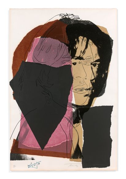 WARHOL 
Andy WARHOL (1928-1987)




Mick Jagger, 1975




Sérigraphie en couleurs...