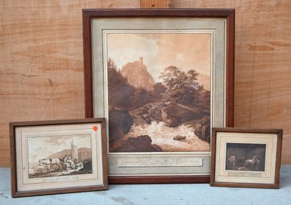 THREE Framed PIECES: 
- After Ruysdael, The...