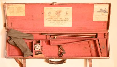 null 
HOLLAND & HOLLAND: HUNTING RIFLE with engraved locks, side-by-side barrels,...