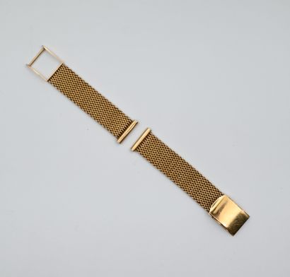 WATCHBAND in yellow gold 750 thousandths...