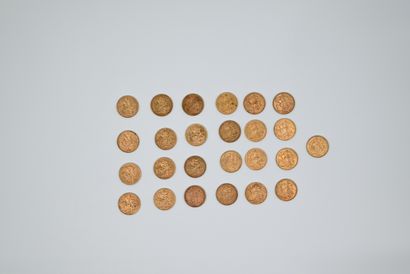 25 PIECES of Gold Sovereigns, 1927.