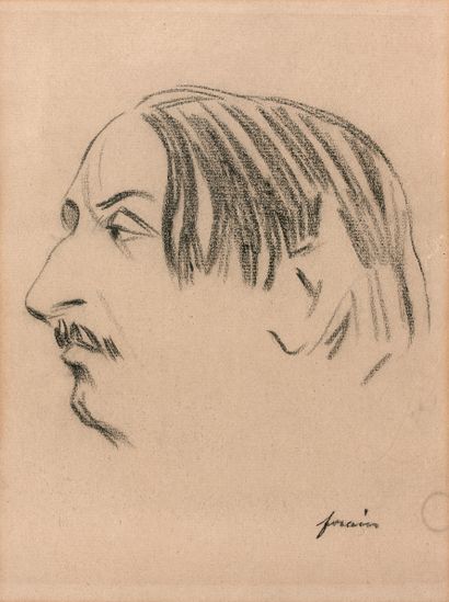 null Jean-Louis FORAIN (1852-1931)

Portrait présumé de Maurice Barrès

Crayon noir...