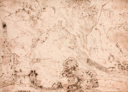 null Italian school of the early 17th century

Steep landscape

Pen and brown ink....