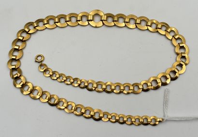 null NECKLACE "rondelles" in gold. Weight 26,2 g.