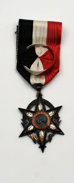 null Croix d'officier de l'ordre national de Haute Volta (1961/1993), en argent et...