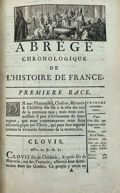 null Nouvel abrégé chronologique de l'histoire de France, New edition, 1775, Paris....