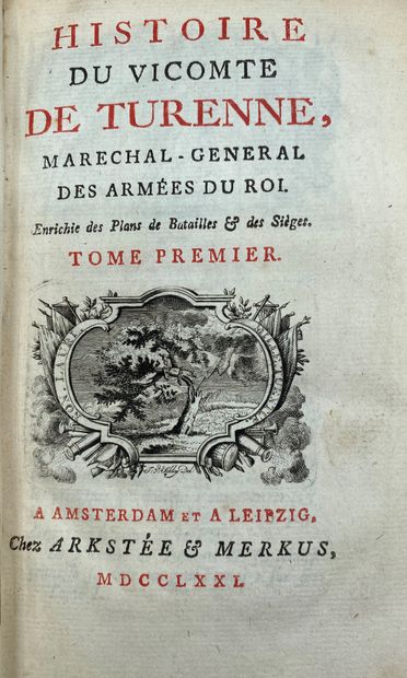 null Histoire du vicomte de Turenne maréchal-général des armées du roi, 1771, Amsterdam,...