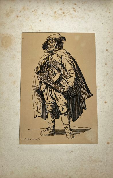null CALLOT, Jacques : Capitano de Baroni. Vingt-planches. Tirage du XIXe siècle....