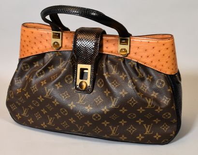LOUIS VUITTON: Handbag in various leathers,...