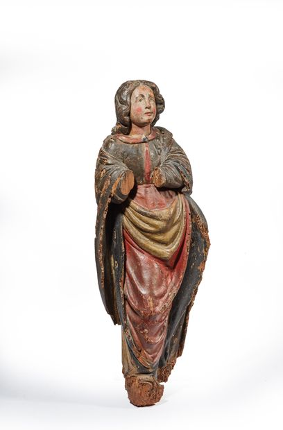 null Statue of Saint John in polychrome wood.

Catalan country - 17th century.

Height...
