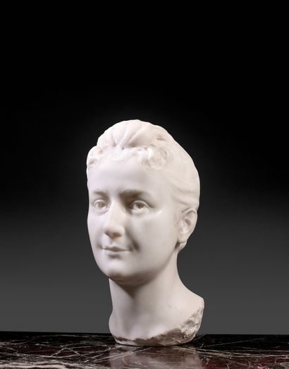 null French school of the end of the 19th century

Head of a young woman

Sculpture...
