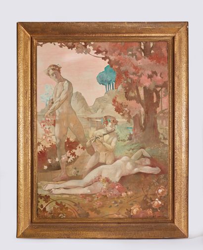 null Géo SERVAIS (19th-20th century)

Pastoral scene

Canvas signed lower right.

Height....