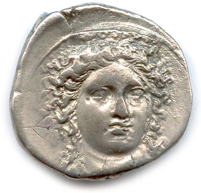 BRUTTIUM - CROTONE 400-325 

Head of Hera...