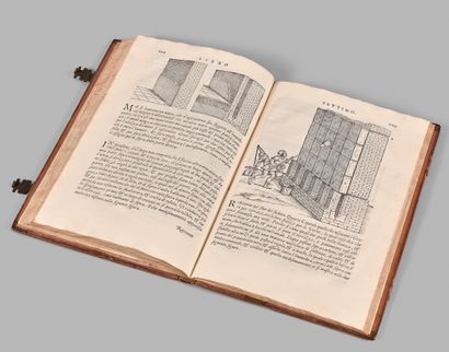 ARCHITECTURE. – RUSCONI (G.-A.). Della Architecture, Venise, Gioliti, 1590. In-folio,...