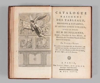 JULLIENNE (M. de). Catalogue raisonné des Tableaux, desseins et estampes, et autres...