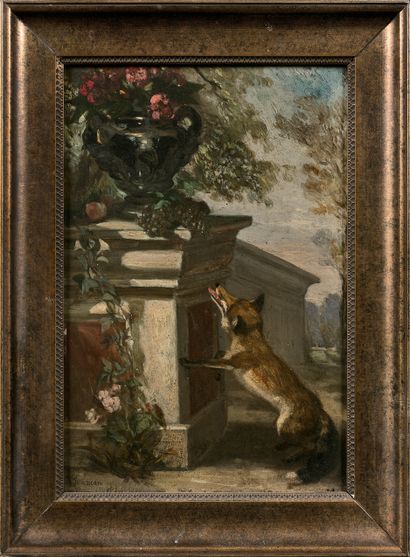 Philippe ROUSSEAU Philippe ROUSSEAU (1816 - 1887)

The Fox and the Grapes

Panel...