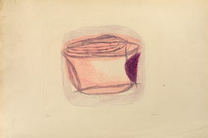 Jean FAUTRIER Jean FAUTRIER (1898 - 1964)

The box

Etching and aquatint in colors...